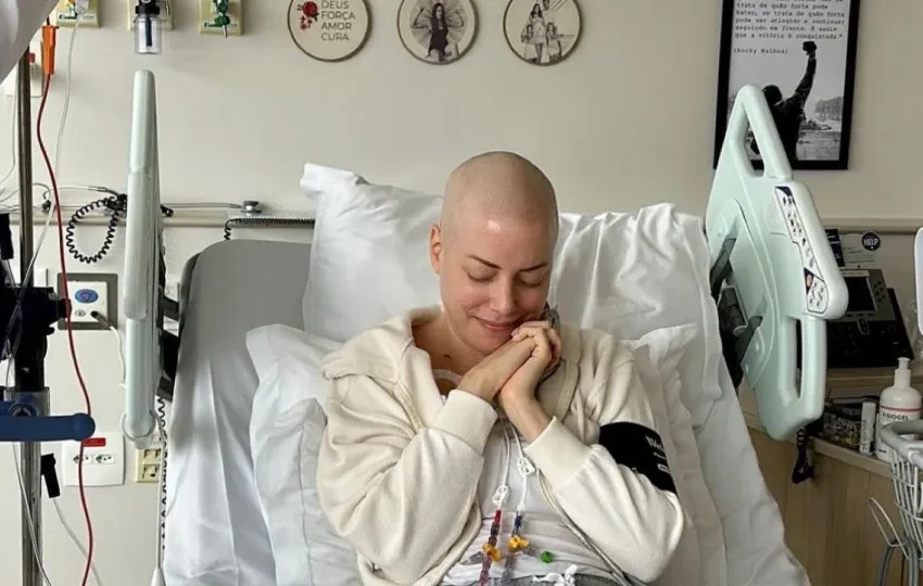  Fabiana Justus celebra 1 ano de transplante de medula óssea